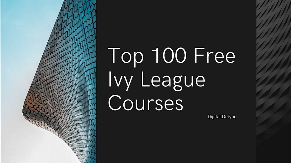 Meilleure formation en ligne pour la certification des cours de la Free Ivy League